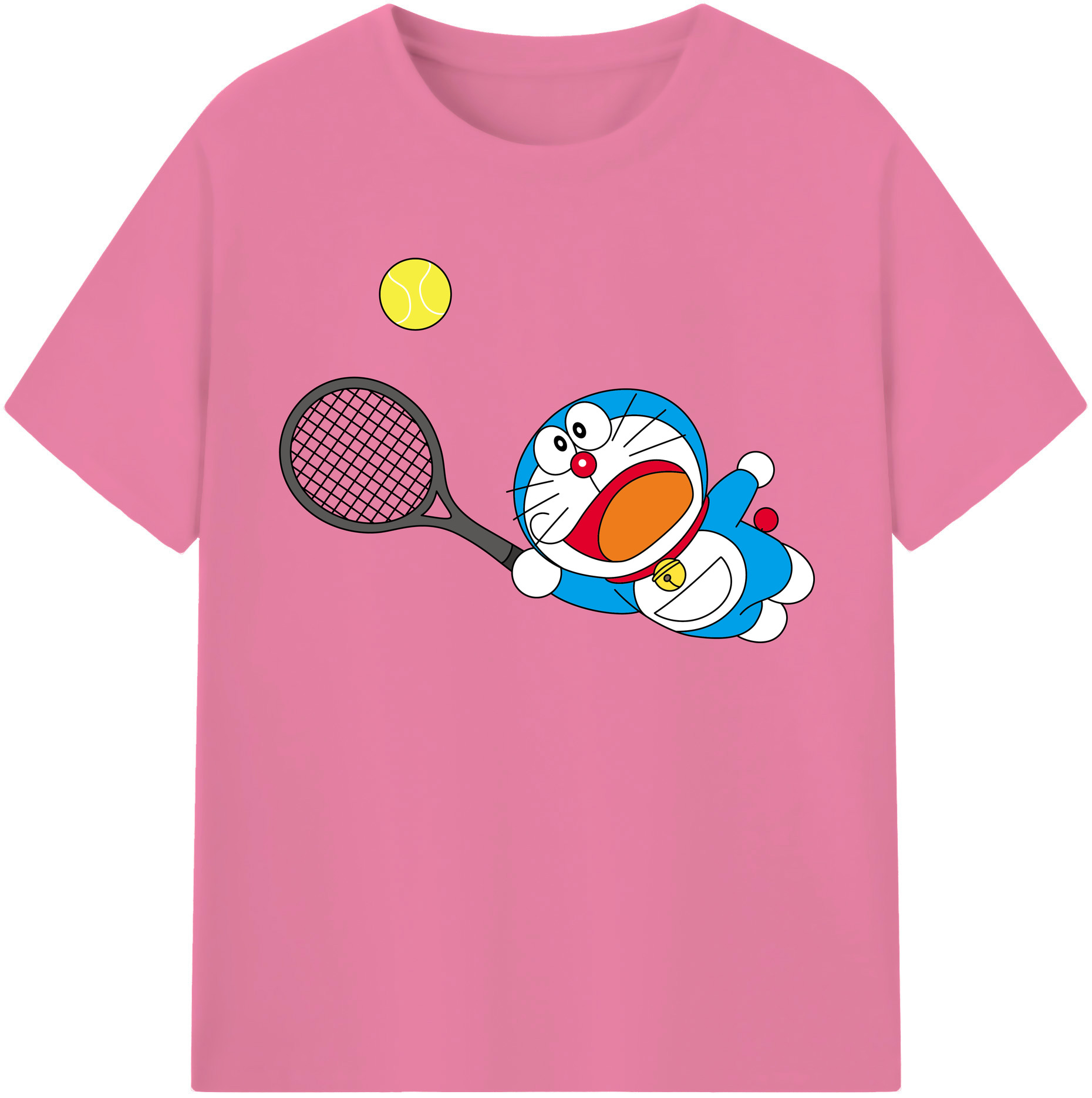 （画像用） ドラえもん Doraemon 綿100％半袖Tシャツ（フロントプリント）